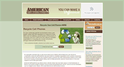 Desktop Screenshot of americancellphonedrive.org