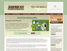 Tablet Screenshot of americancellphonedrive.org